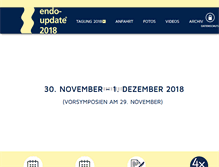 Tablet Screenshot of endoupdate.de